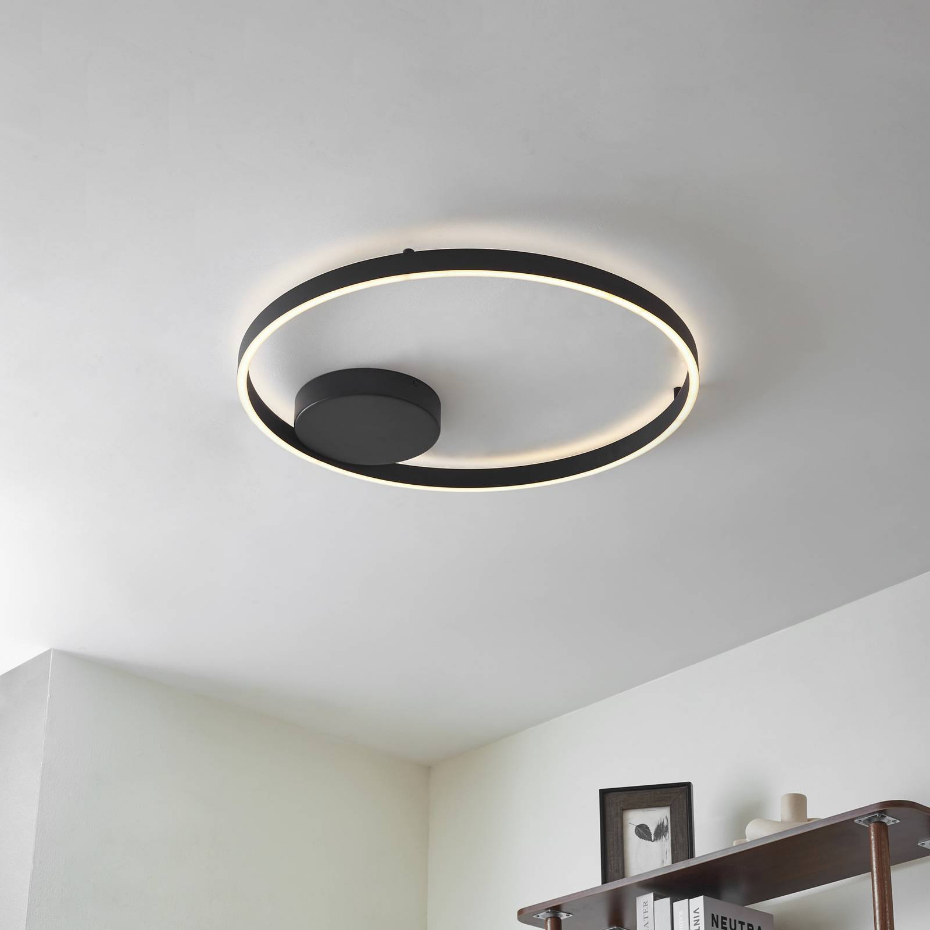 Plafonnier connecté en aluminium moderneLED