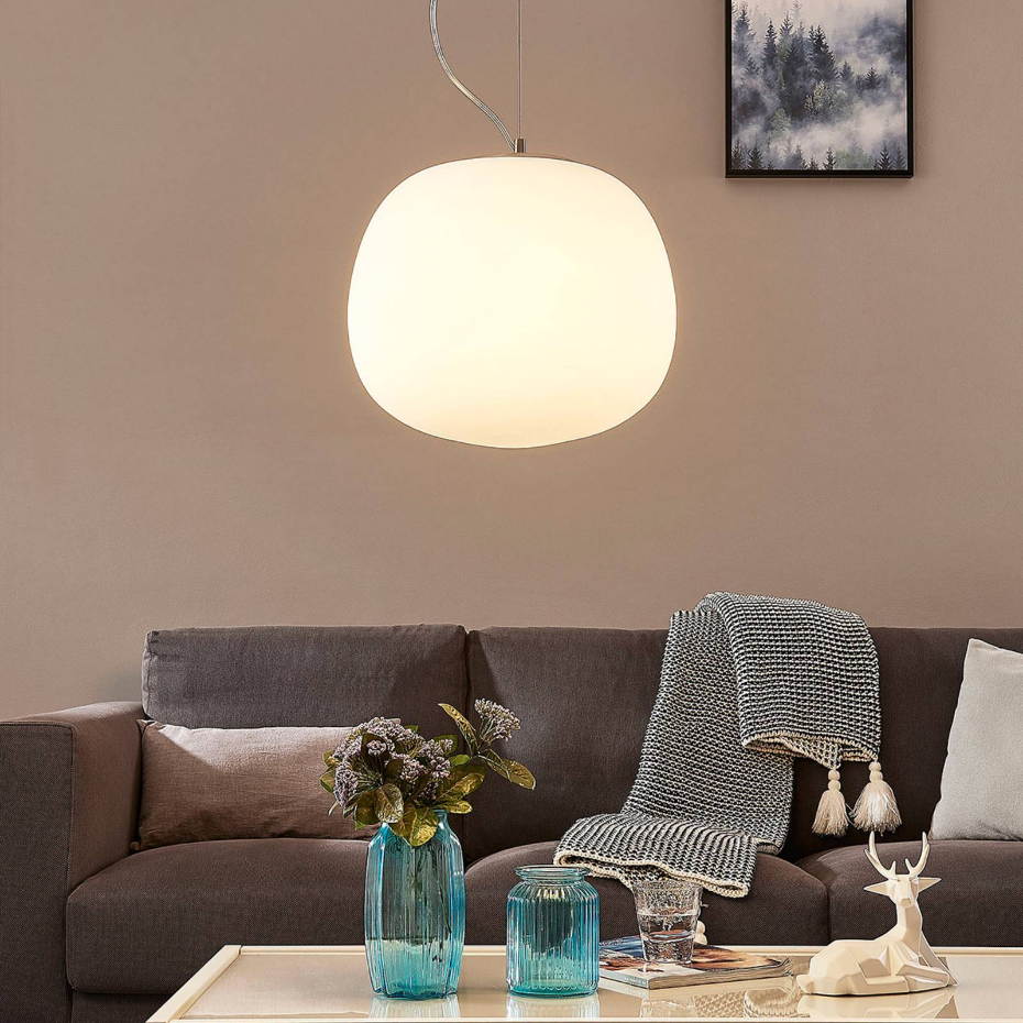 Suspension en verre moderne