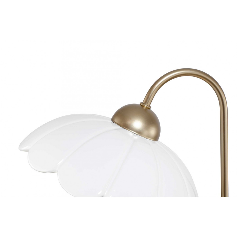 Lampe à poser en métal & céramique, CLARIS
