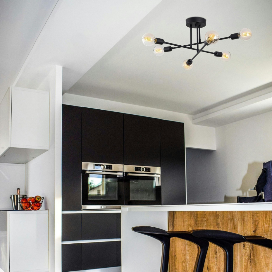 Plafonnier design 6 lampes MARATEA