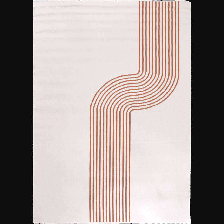 Tapis extérieur, kilim reversible LYN2 BM REVERSIBLE