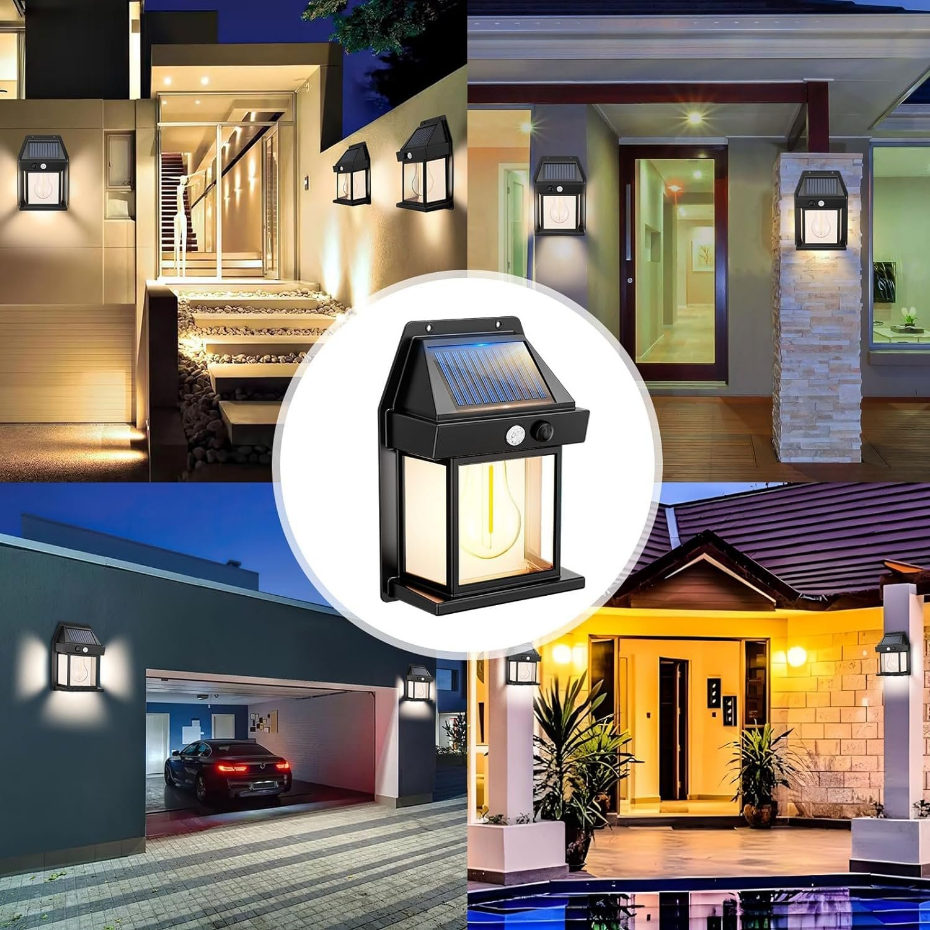 4 Applique solaire sensor SUNFLARE 100LM