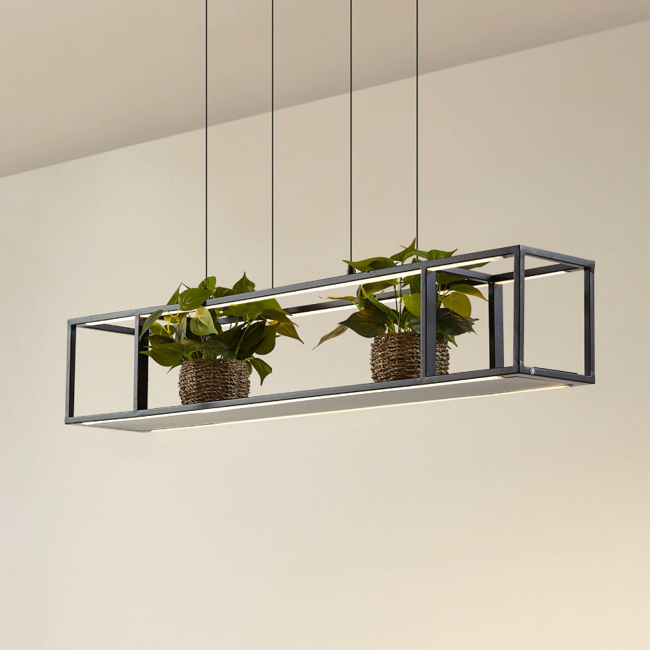 Suspension en métal moderneLED, Estante