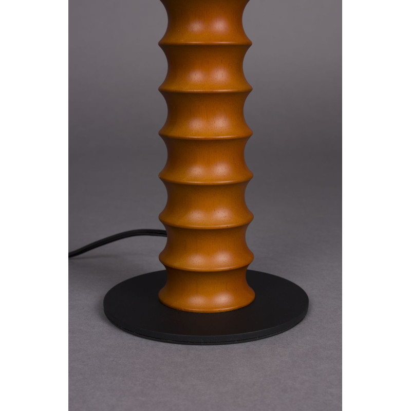 Lampe design en bois bohème