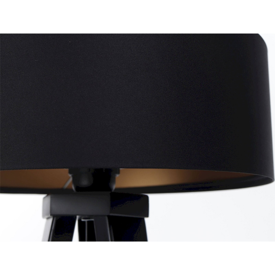 Lampe à poser ronde en PVC effet cuivre intérieur brillant Duo ellegant