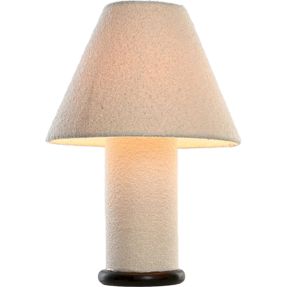 Lampe de table ronde en métal Moderno