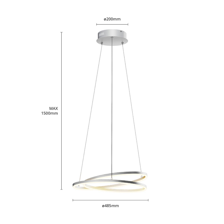 Suspension en aluminium moderneLED, Davian