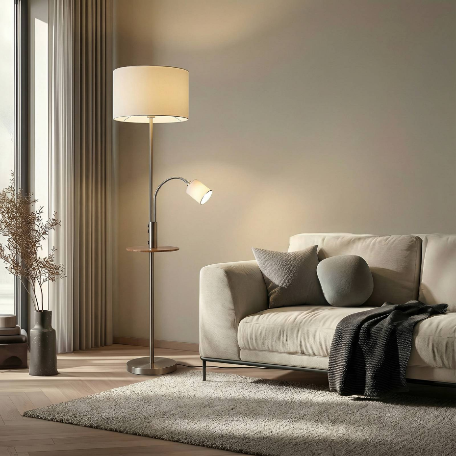 Lampadaire en métal moderne, Aovan