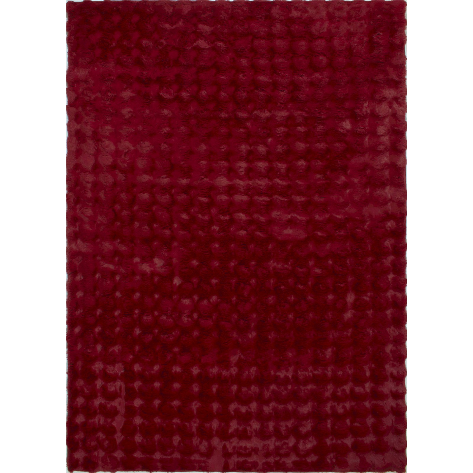 Tapis rectangulaire en polyester Bubble