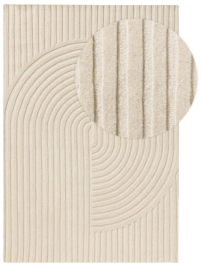 Tapis de laine tufté main YANIS