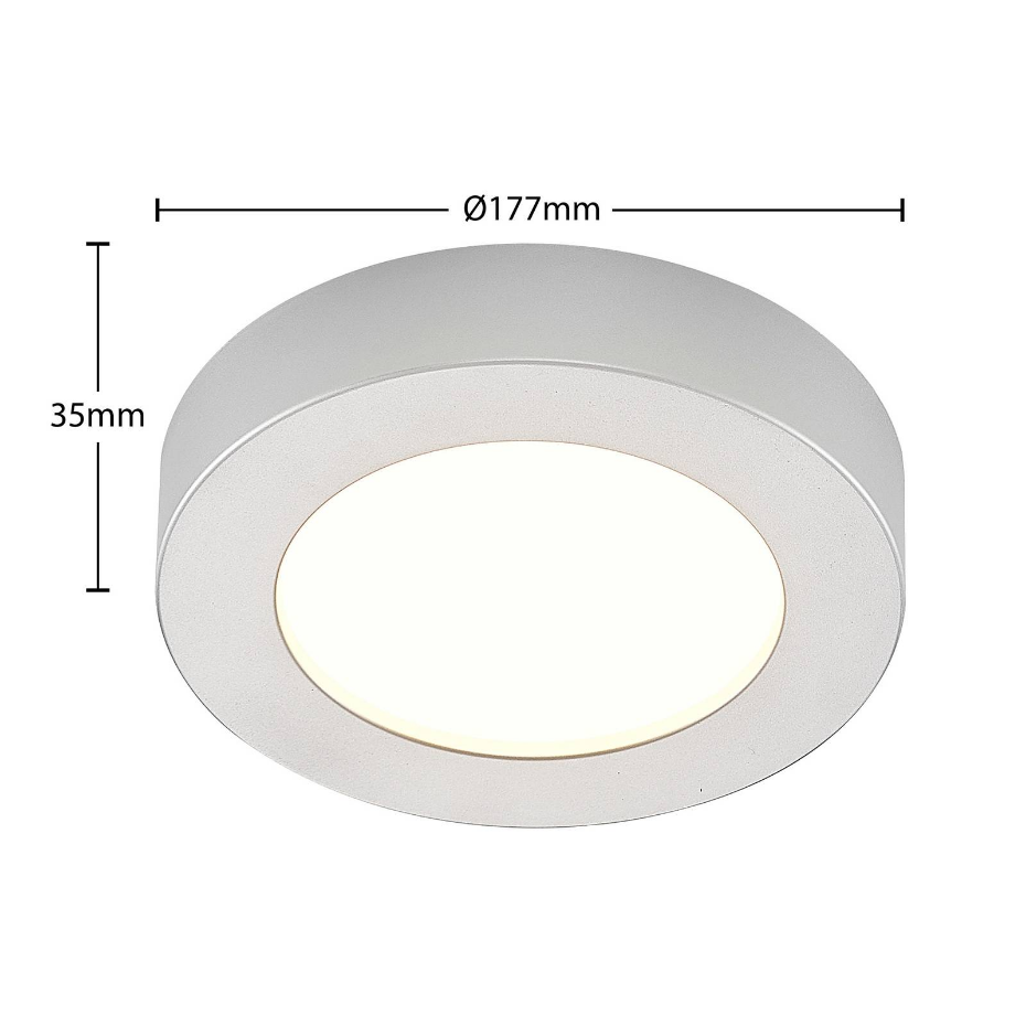 Plafonnier en aluminium moderneLED, Edwina