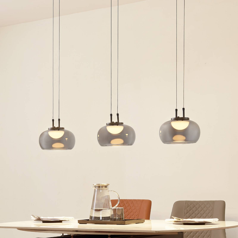 Suspension en verre moderneLED, Dain