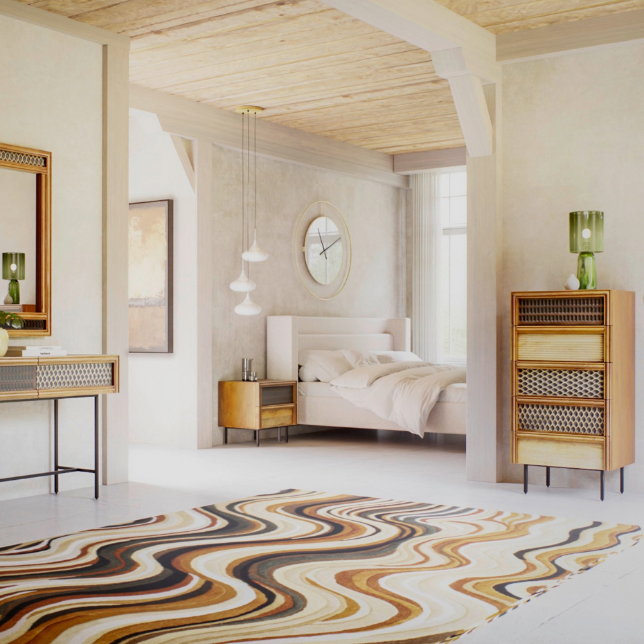 Tapis vagues en coton, NEW WAVE