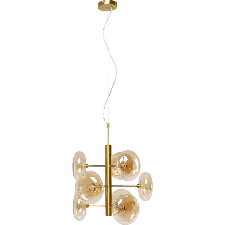 Suspension en verre et acier, HEADLIGHT