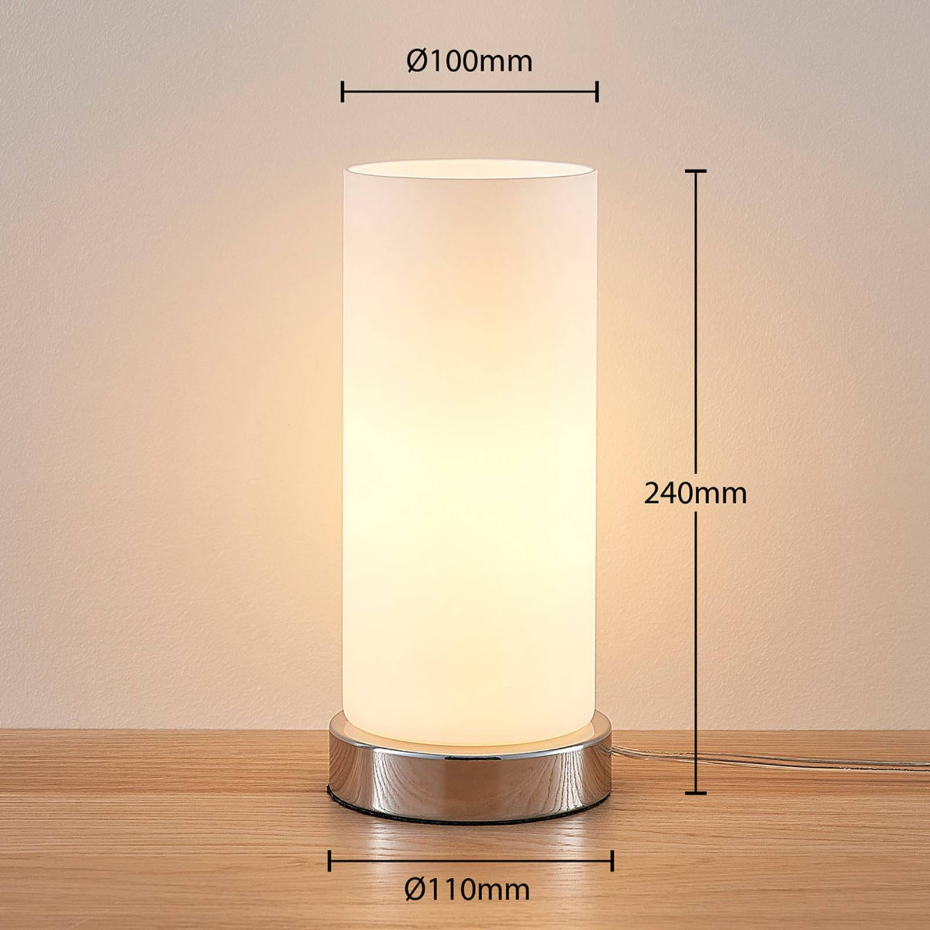 Lampe à poser en verre moderne, Elianna