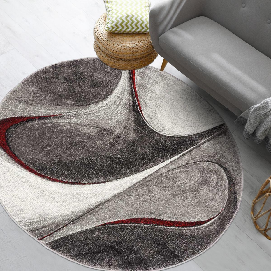 Tapis salon et chambre tissé motif géométrique LYN8 MADILA