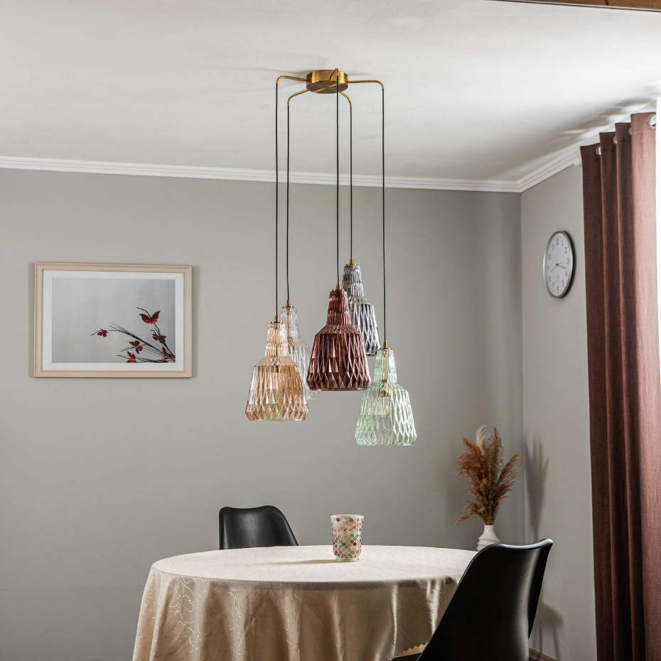 Suspension en verre vintage, Belarion