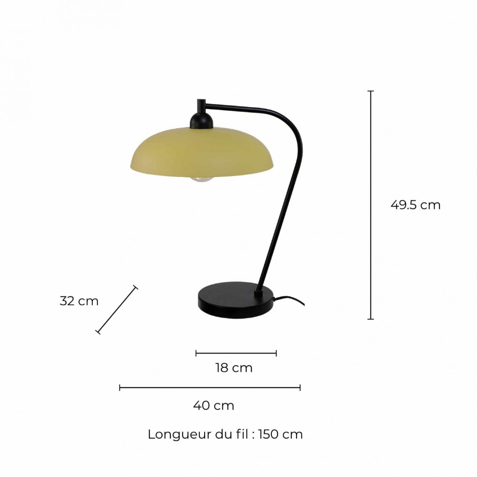 Lampe à poser en métal, OLIE