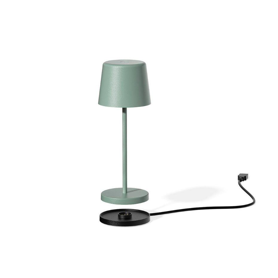 Lampe de table sans fil MINI KELLY Vert H22cm