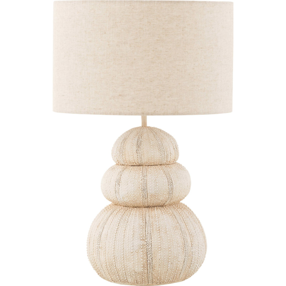 Lampe oursin en résine forme ronde