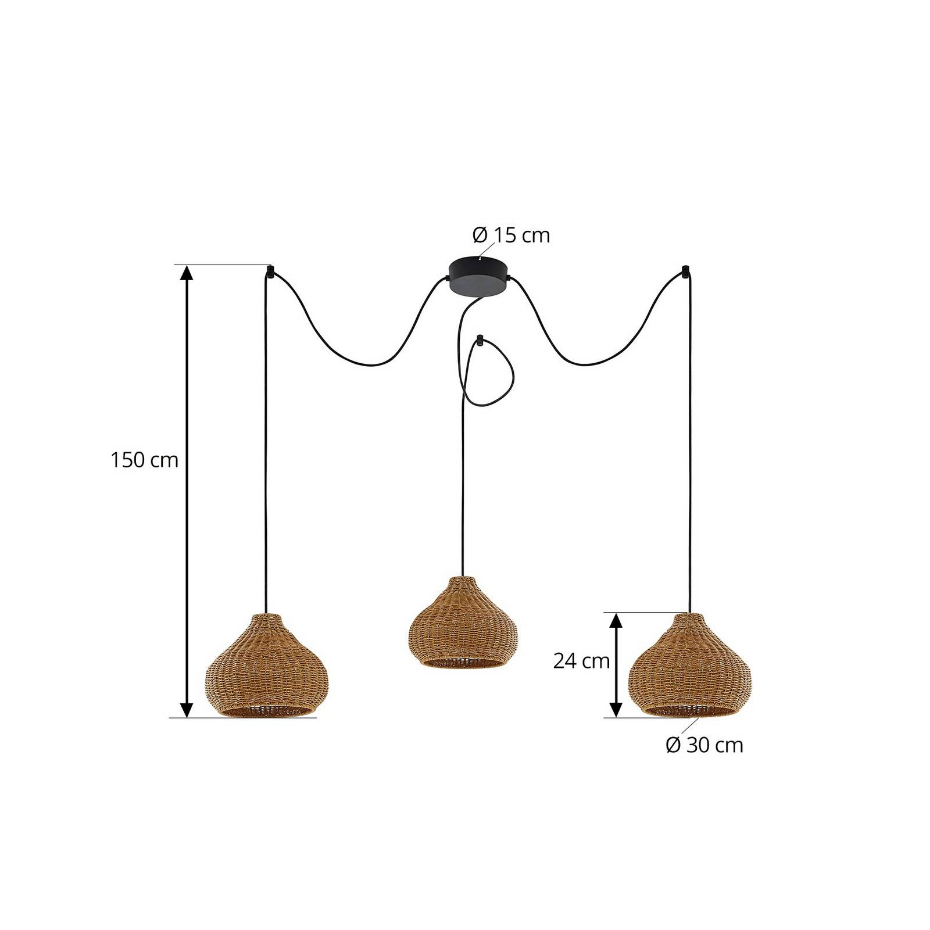 Luminaire extérieur en bois traditionnel