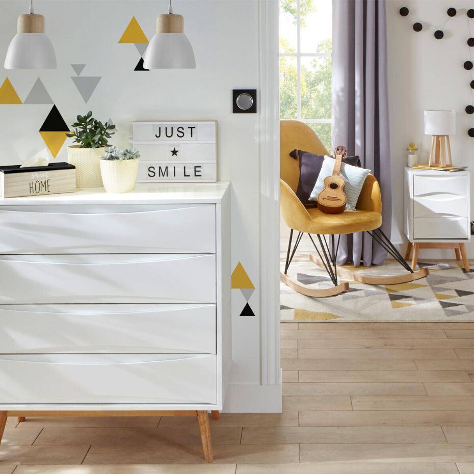 Suspension métal et bois scandinave DESY