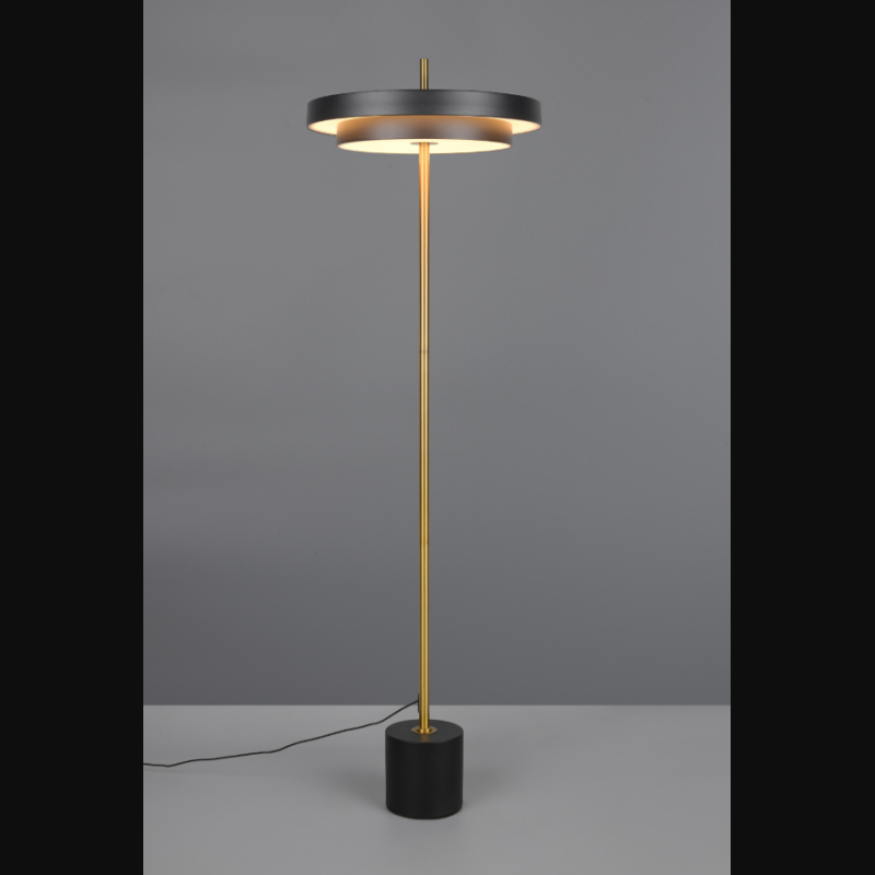 Lampadaire design en métal vintage, KEATON