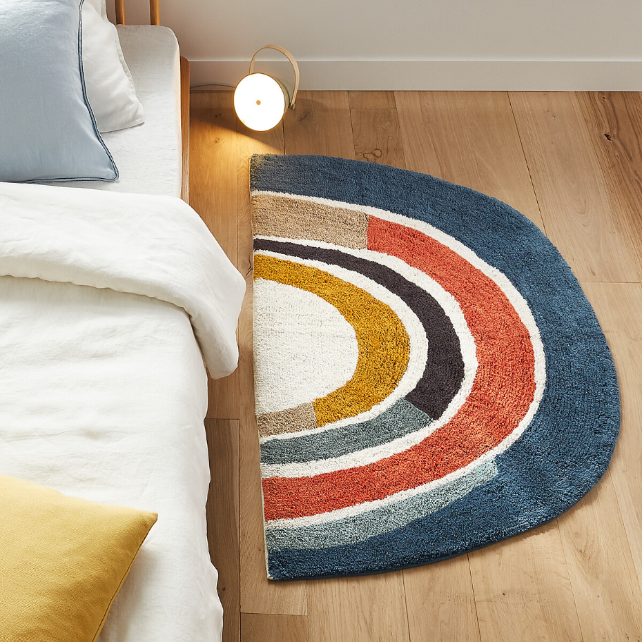 Tapis enfant en coton bio petit modèle, Niji