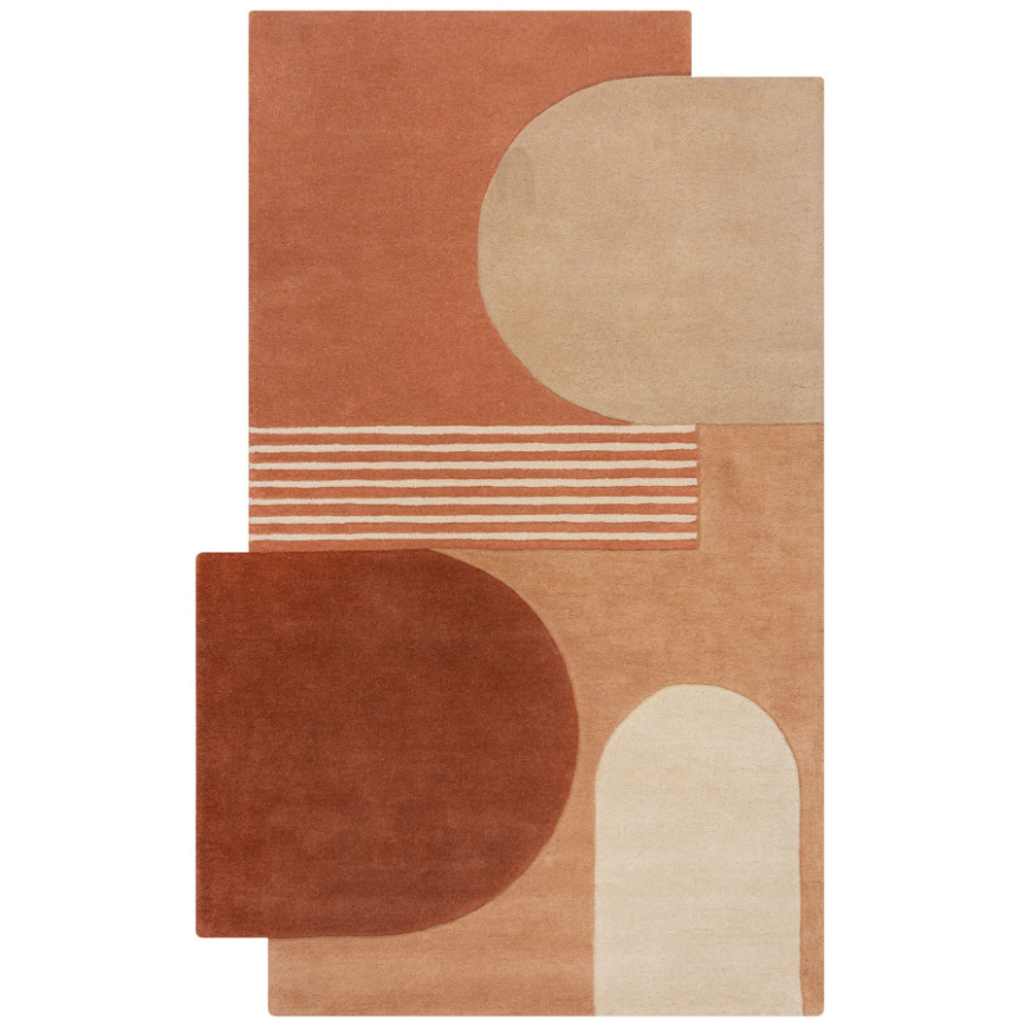 Tapis pure laine LOZENGE