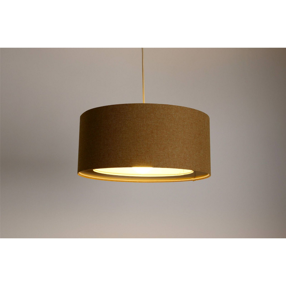 Suspension ronde en tissu Boho Elegant