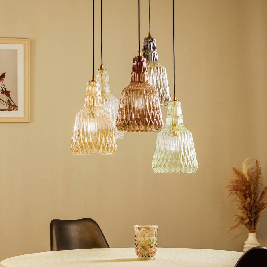 Suspension en verre vintage, Belarion
