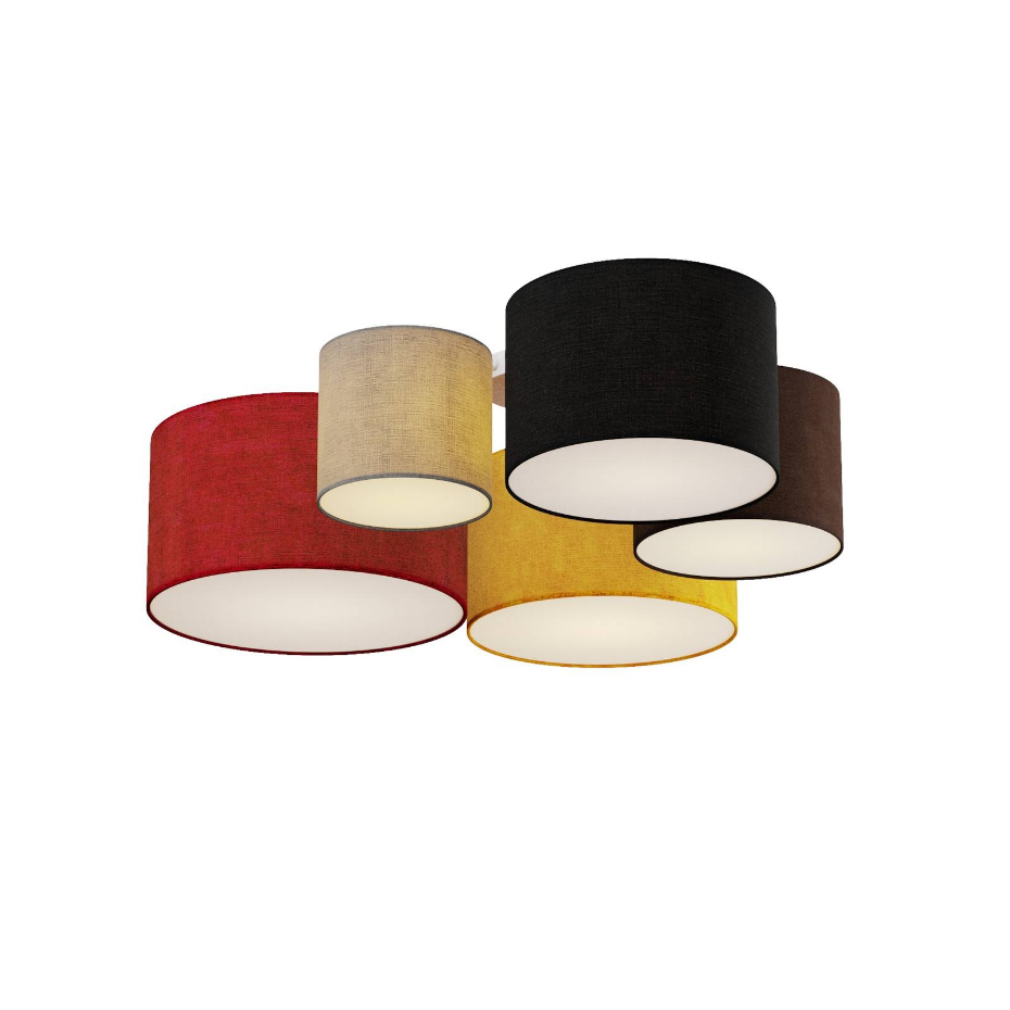 Plafonnier en textile moderne, Laurenz