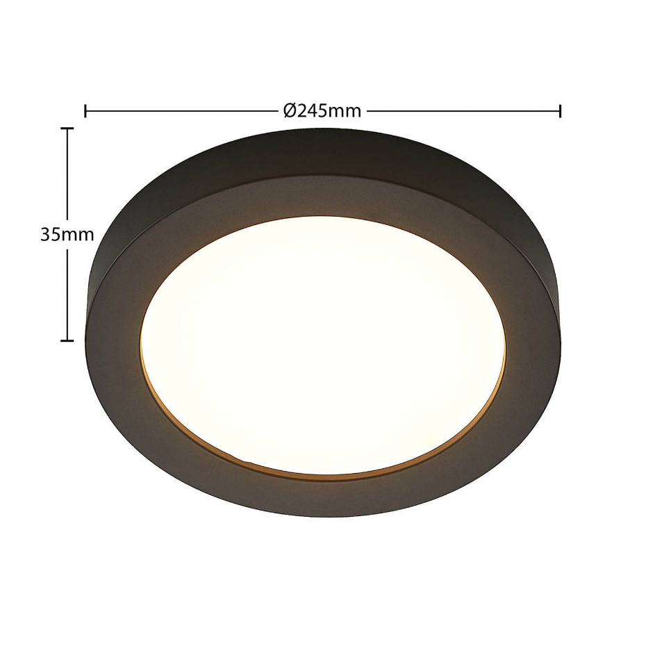 Plafonnier en aluminium moderneLED, Edwina