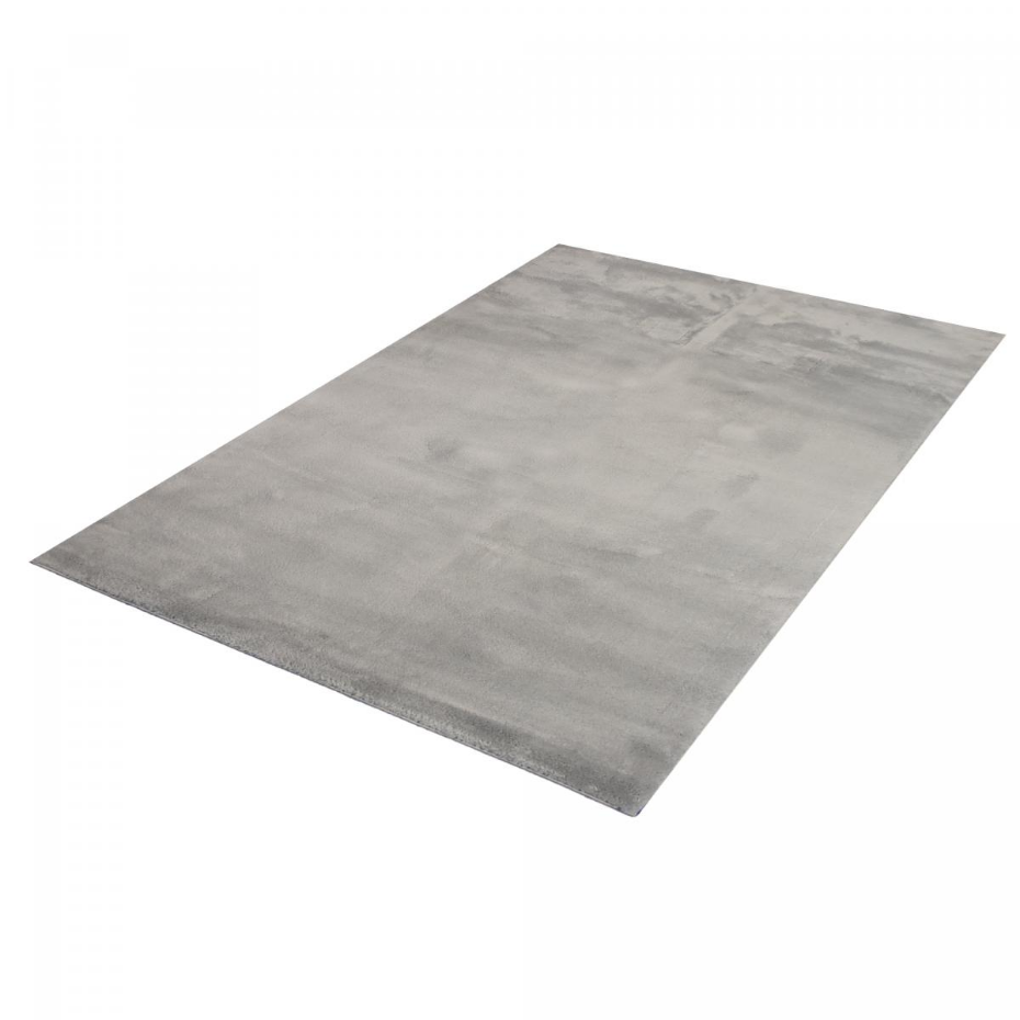 Tapis LYN10 LAVABLE uni, tapis shaggy à longs poils