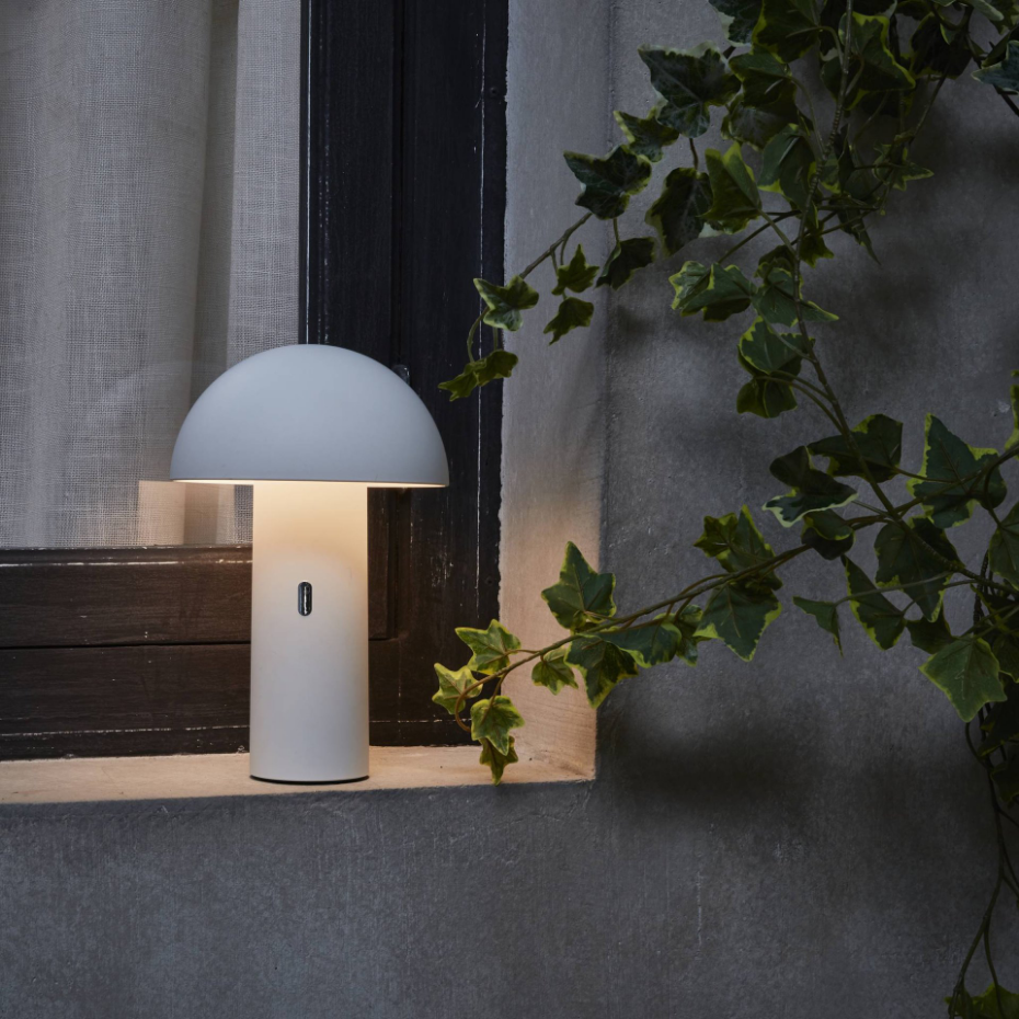 Lampe de table nomade intérieur/extérieur sans fil à tête orientable H 28cm THOM