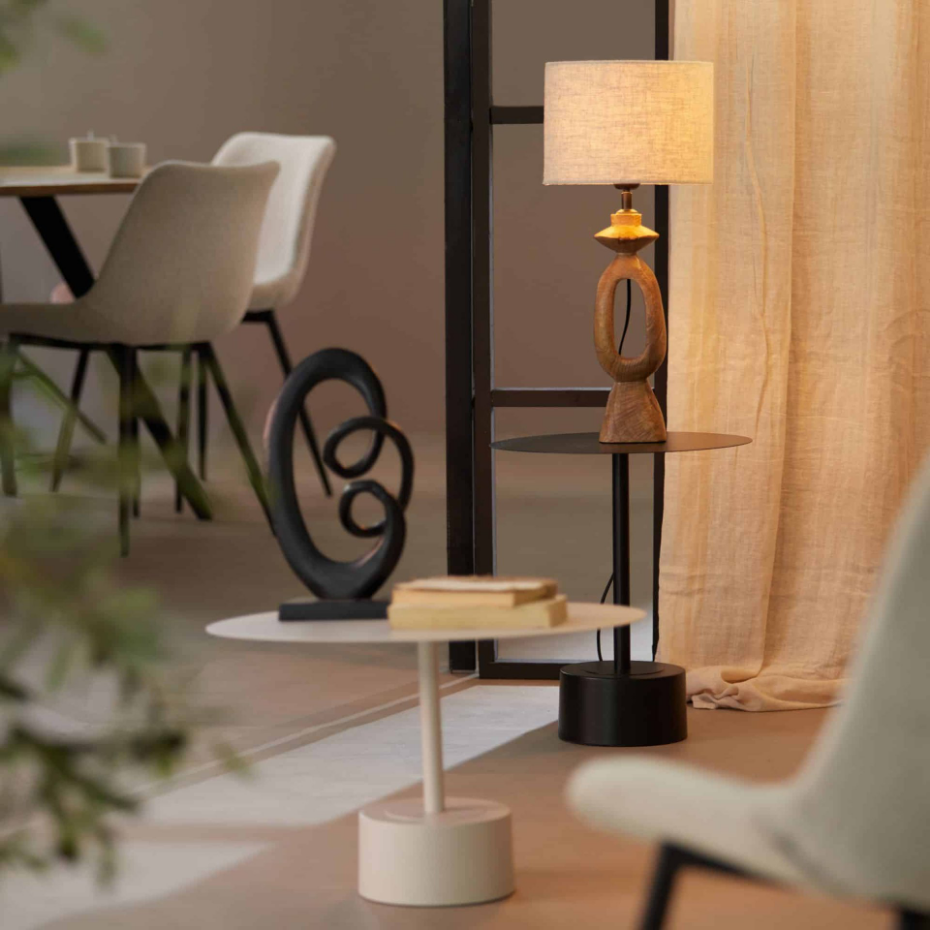 Pied De Lampe Bois DJANGO