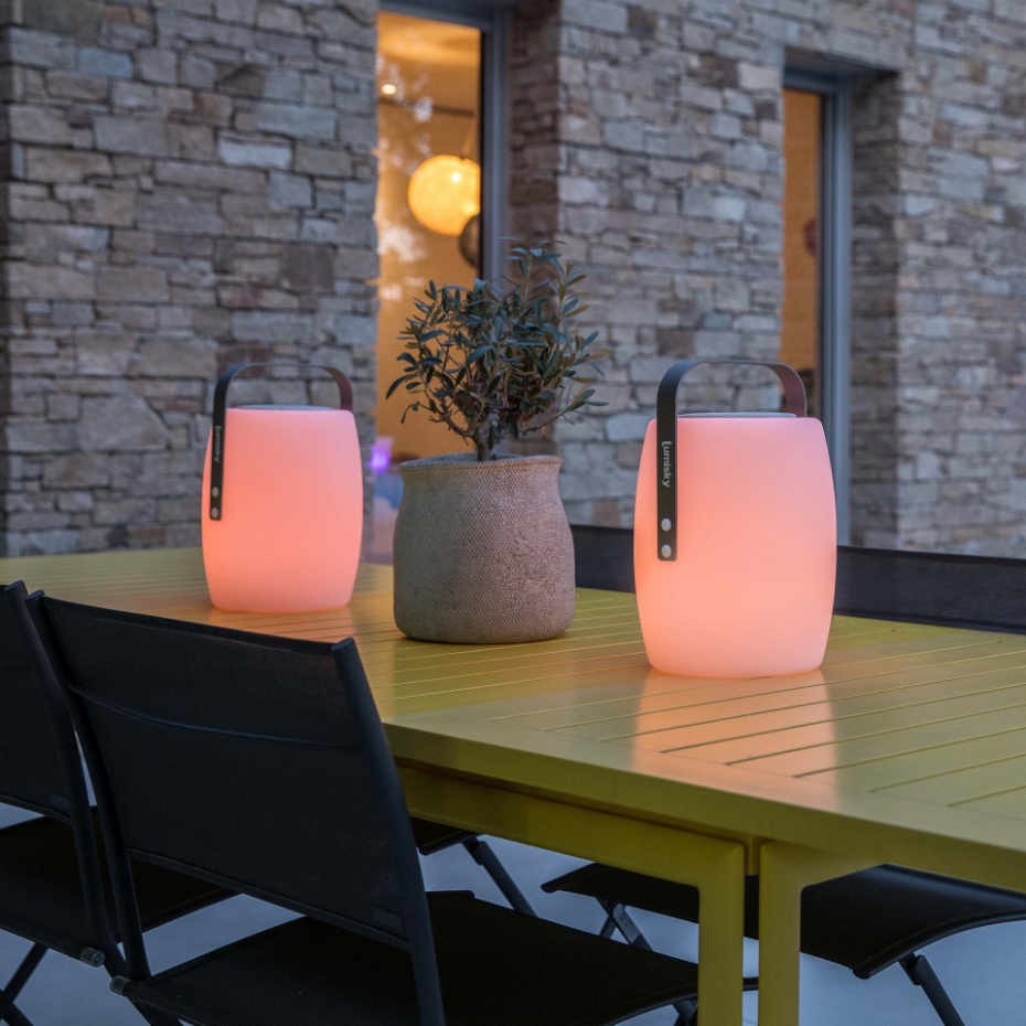 Lampe enceinte bluetooth multicolore LUCY PLAY H31cm