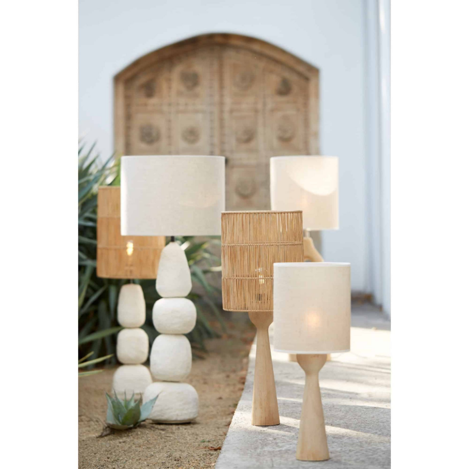 Base De La Lampe Bois FESTINA