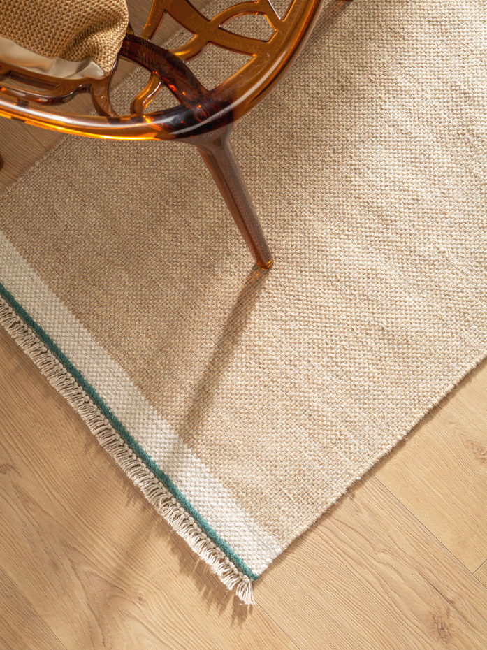 Tapis de couloir en laine tissé main KARLA