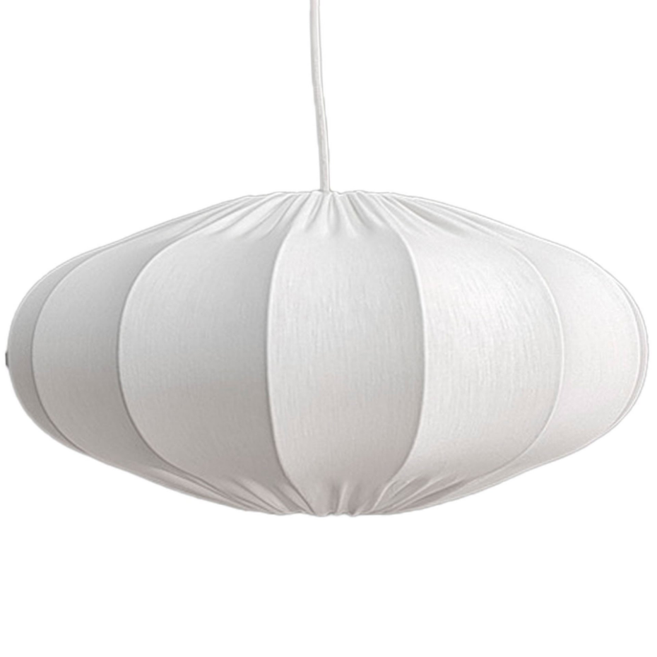 Suspension en métal et coton blanc 40x40x18cm