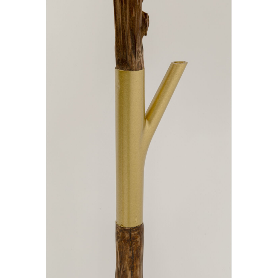 Lampadaire en bois flotté et coton, TWIG