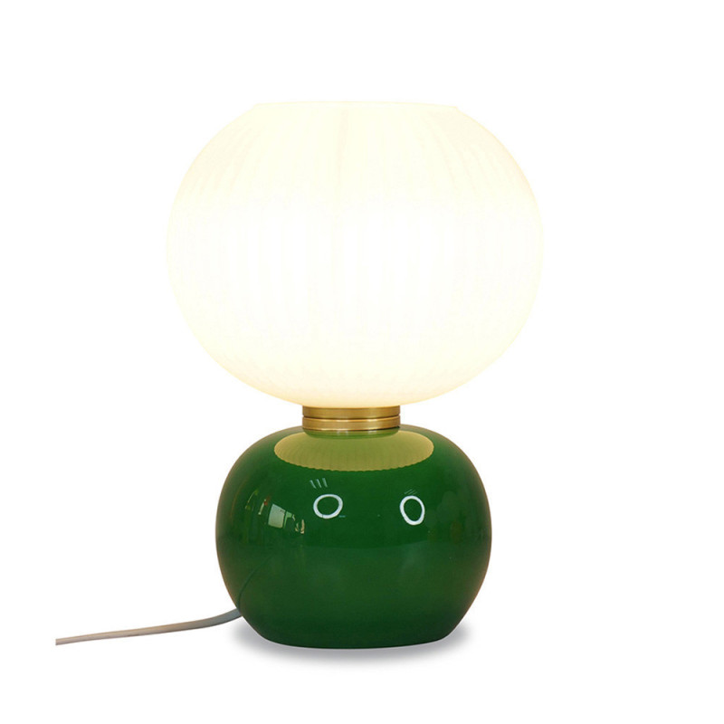 Lampe de chevet en verre Adonis vert