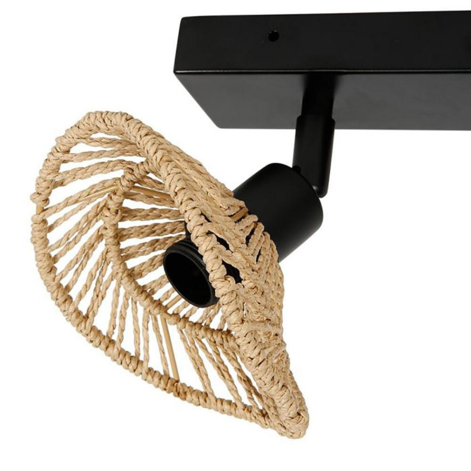 Applique Rampe 2 Spots Orientables Ozana Naturel