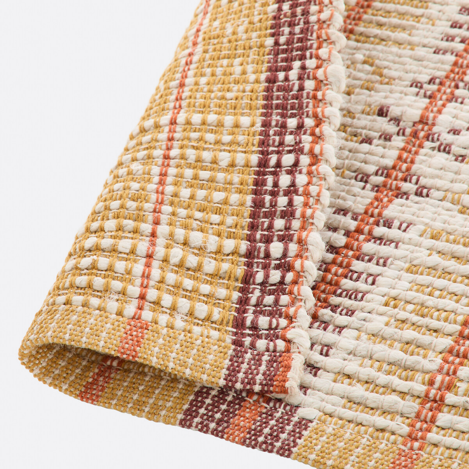 Tapis en 71% jute, motifs lignes, TRENZA