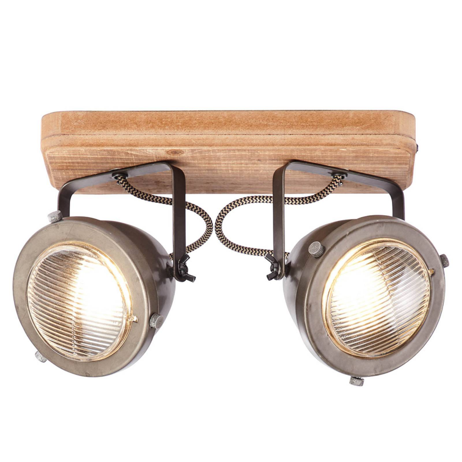 Plafonnier en bois industriel, Carmen Wood