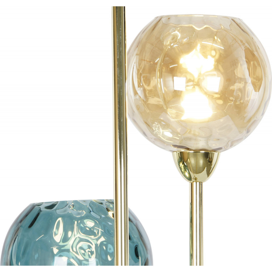 Lampadaire en métal et verre Glam