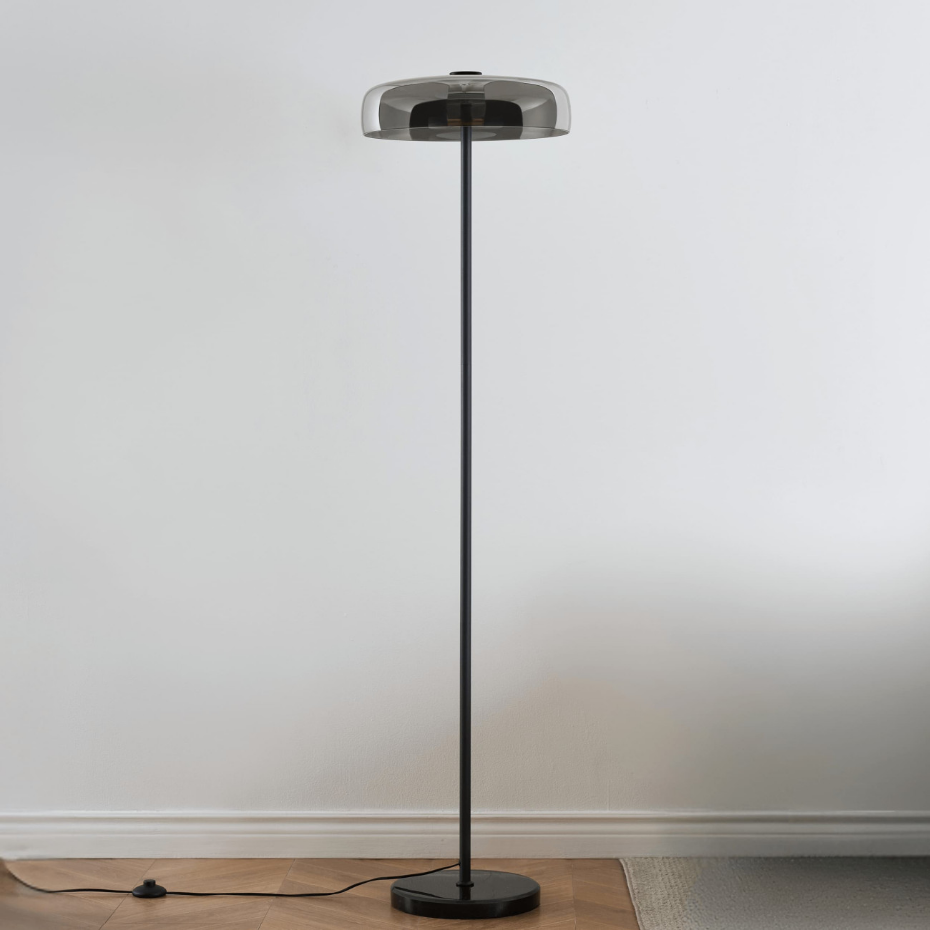 Suspension LED verre disque design - RICCARDO