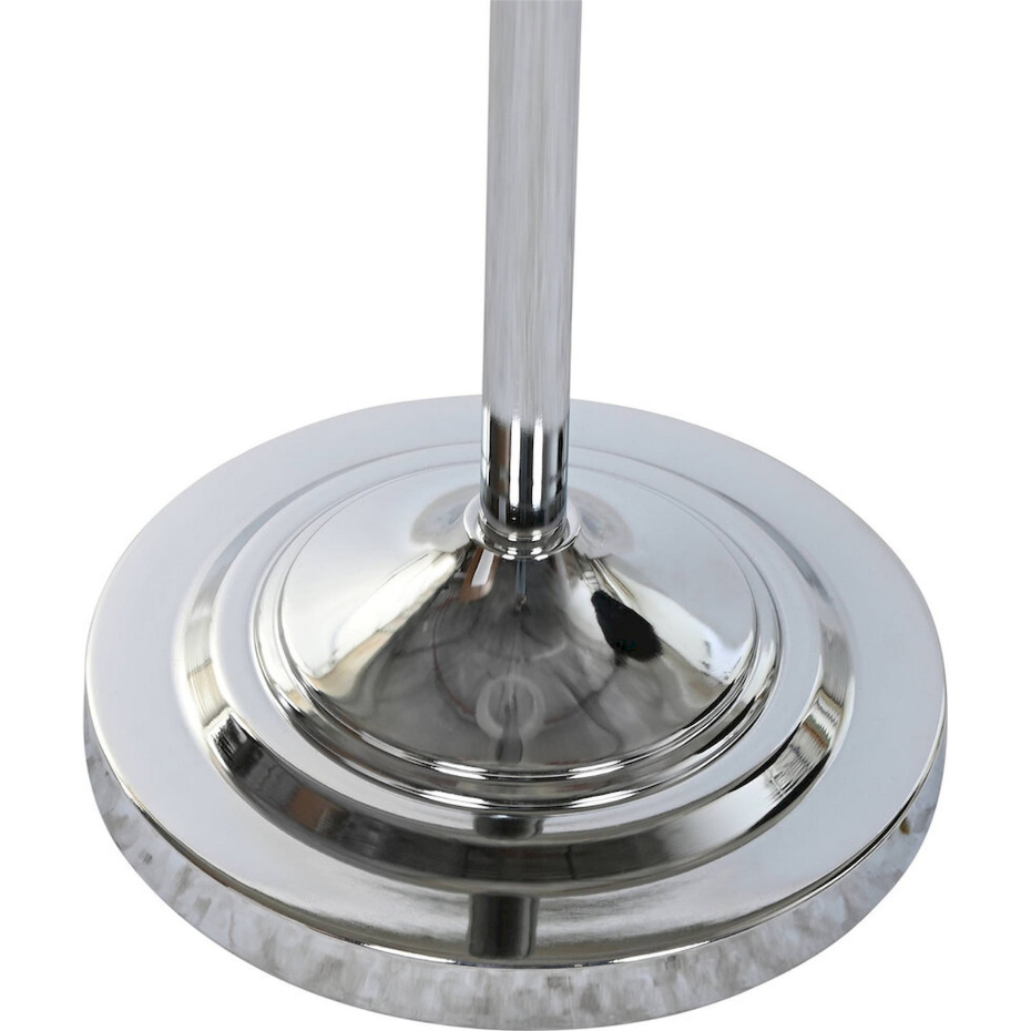 Lampadaire en métal et verre rond Moderno