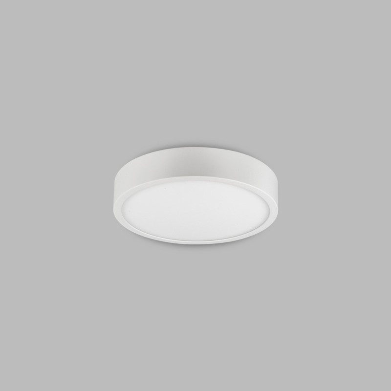 Plafonnier led rond blanc Saona Diam 17