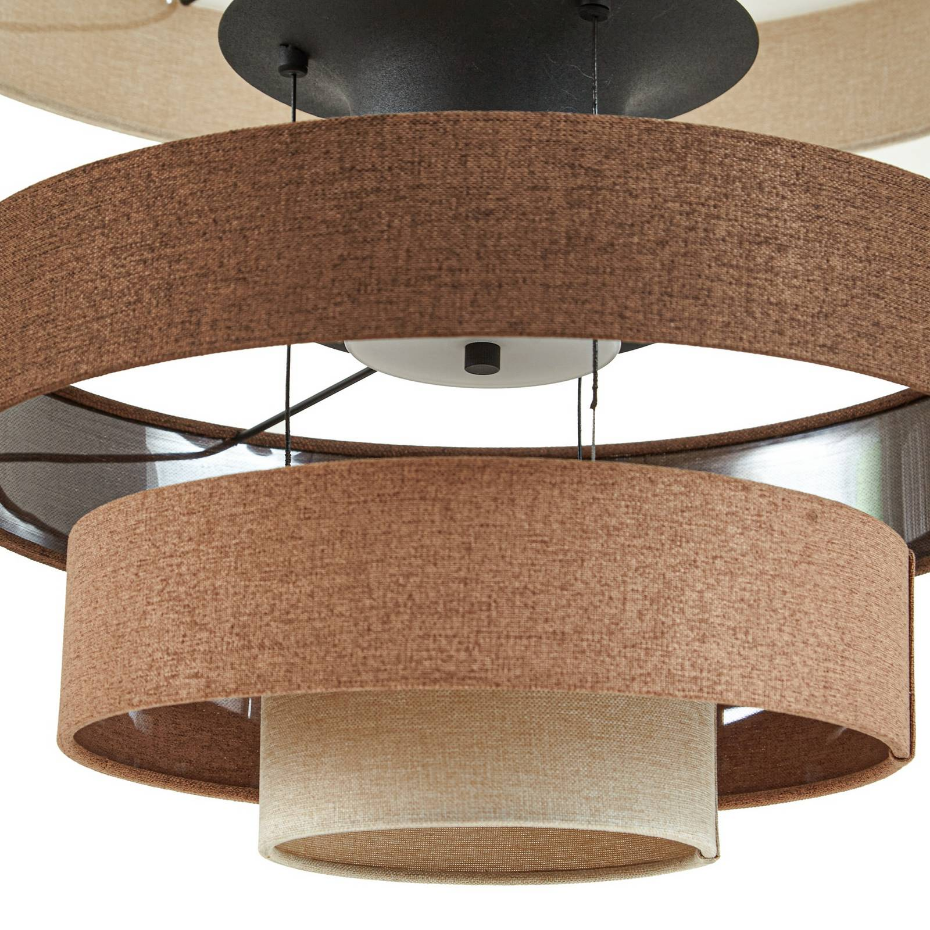 Suspension en textile moderneLED, Peldano